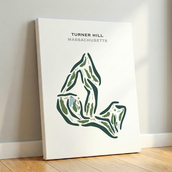 Turner Hill Golf Club, Massachusetts - Printed Golf Courses
