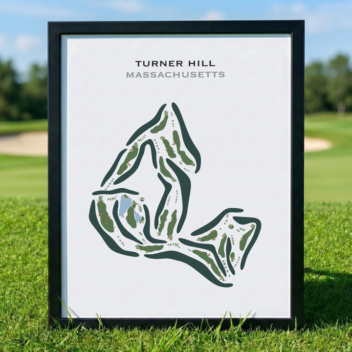 Turner Hill Golf Club, Massachusetts - Printed Golf Courses
