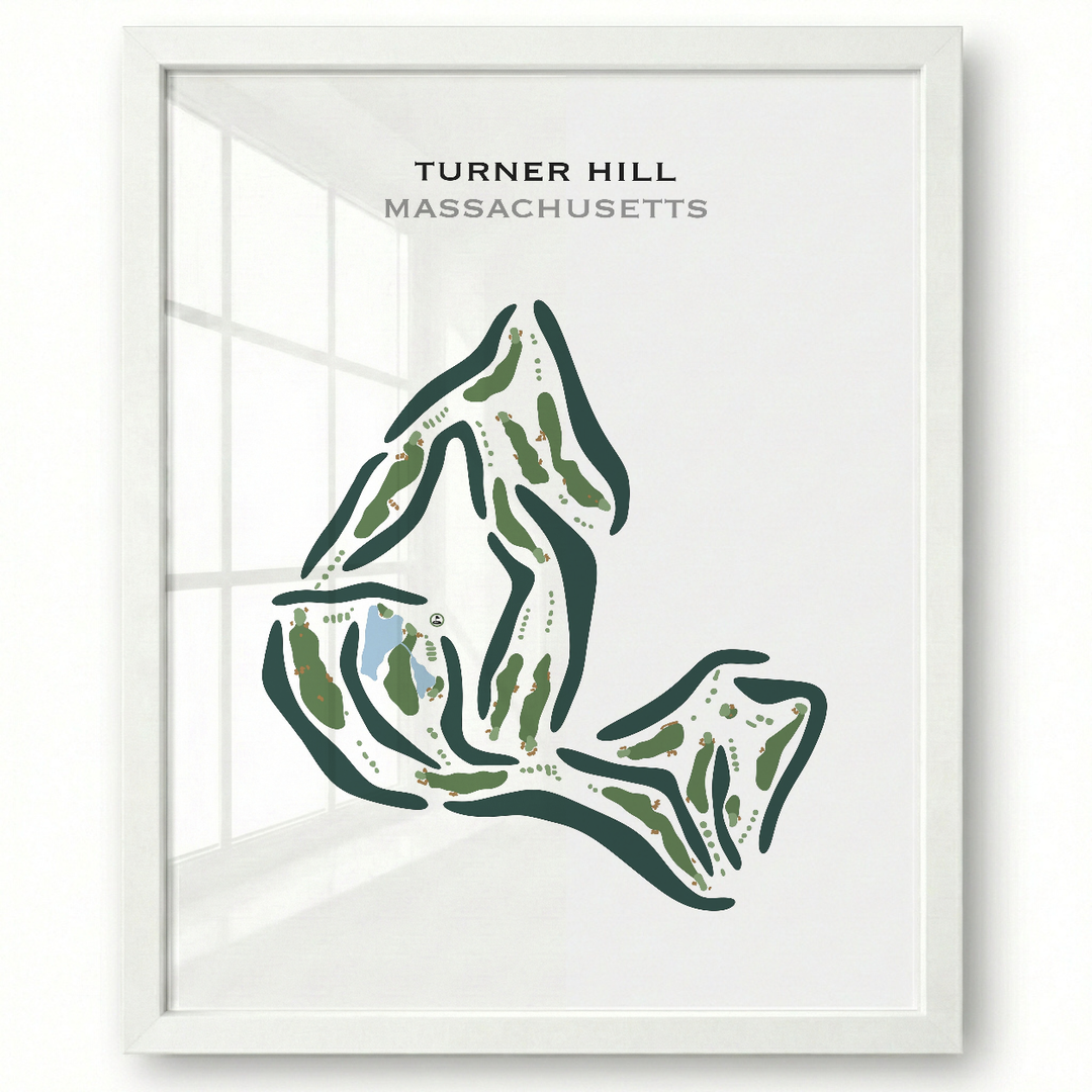 Turner Hill Golf Club, Massachusetts - Printed Golf Courses