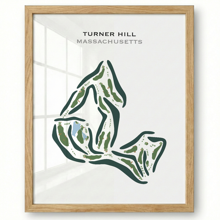 Turner Hill Golf Club, Massachusetts - Printed Golf Courses