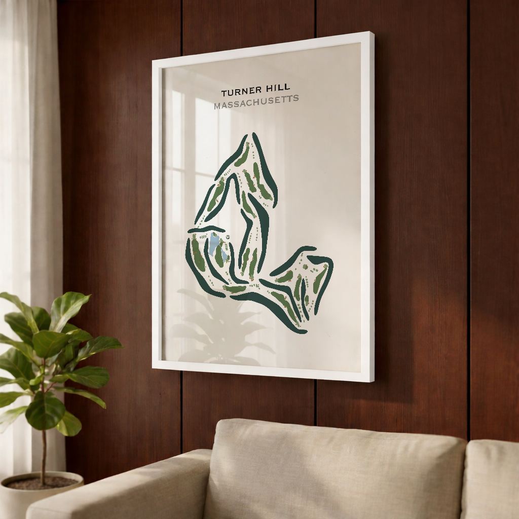 Turner Hill Golf Club, Massachusetts - Printed Golf Courses