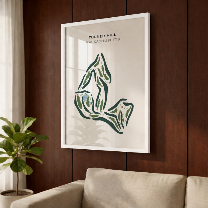 Turner Hill Golf Club, Massachusetts - Printed Golf Courses