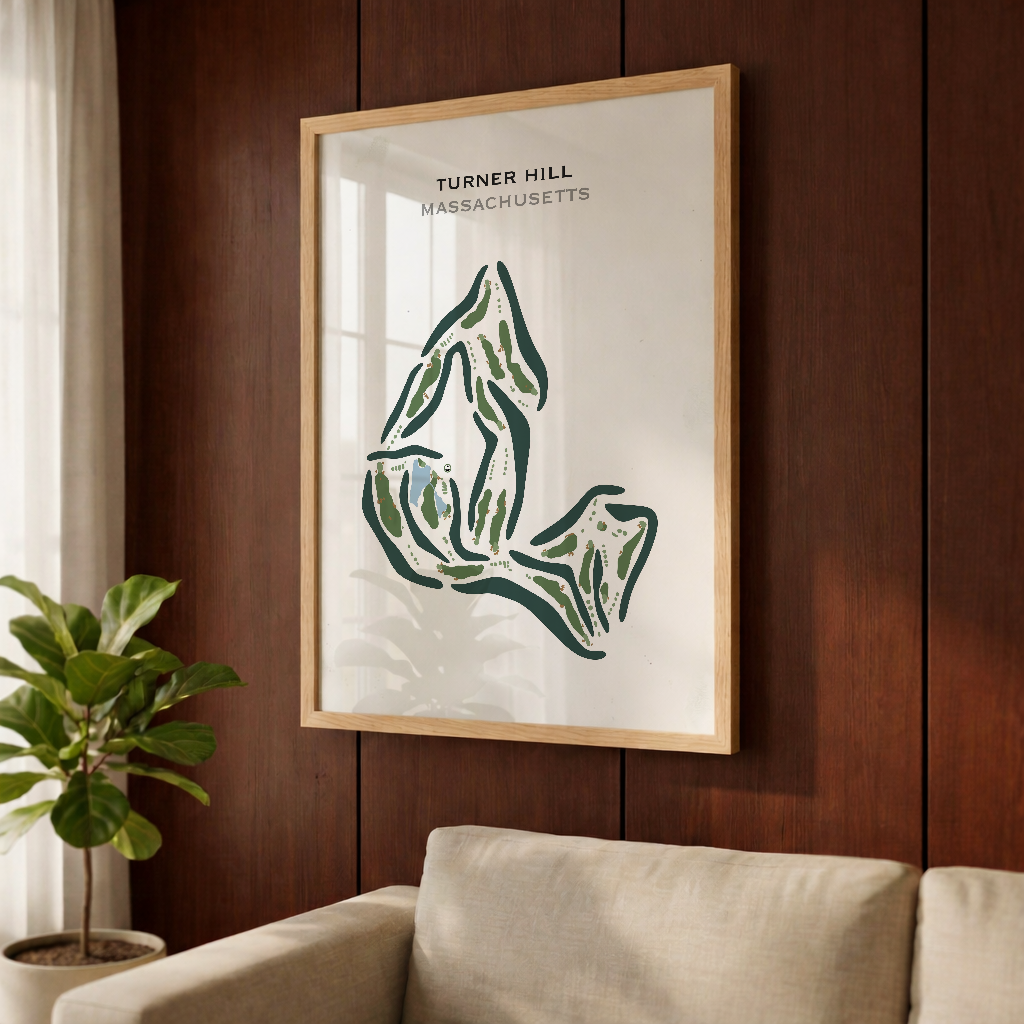 Turner Hill Golf Club, Massachusetts - Printed Golf Courses