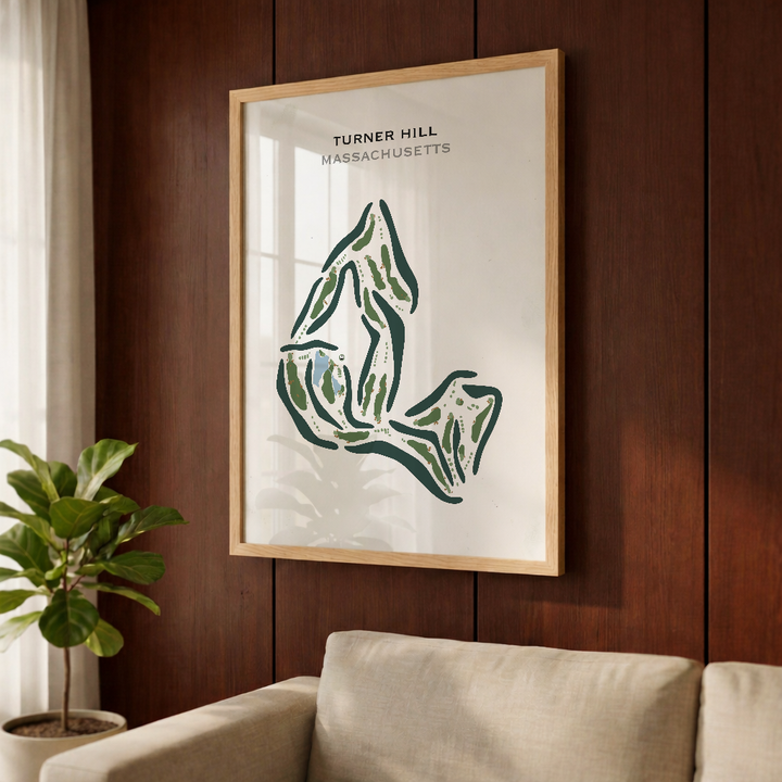 Turner Hill Golf Club, Massachusetts - Printed Golf Courses