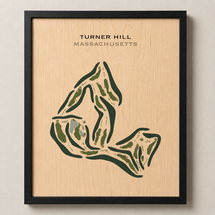 Turner Hill Golf Club, Massachusetts - Printed Golf Courses