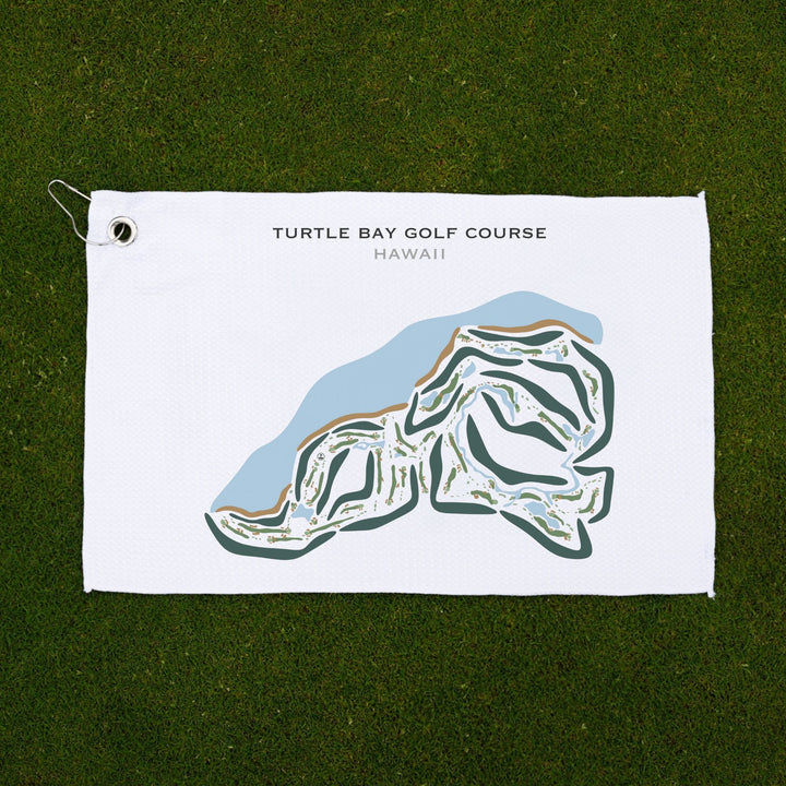 Turtle Bay Resort and Golf Club, Oahu, Hawaii - Printed Golf Courses