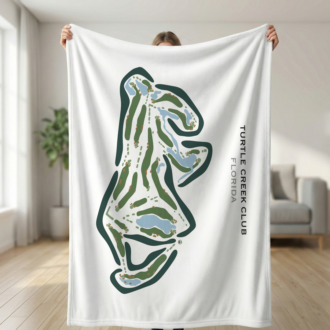 Turtle Creek Club, Florida - Printed Golf Courses