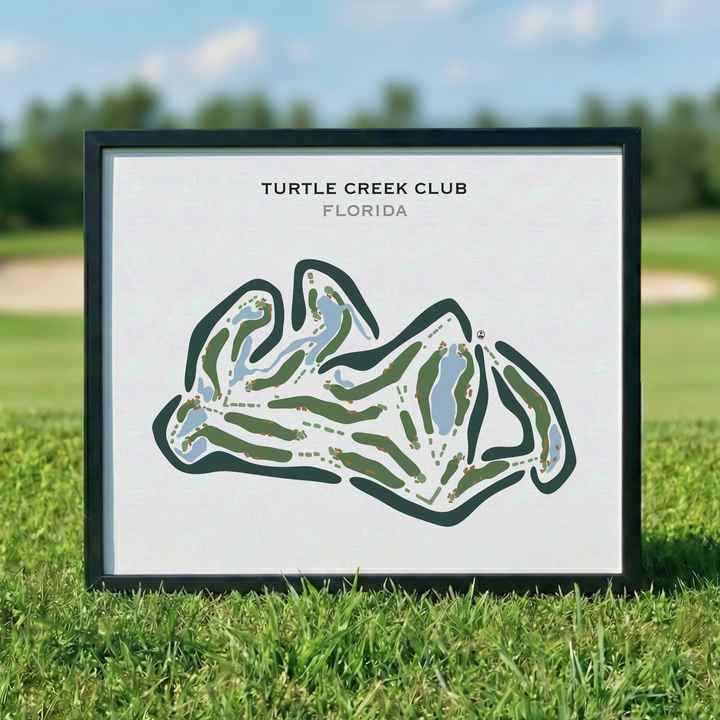 Turtle Creek Club, Florida - Printed Golf Courses
