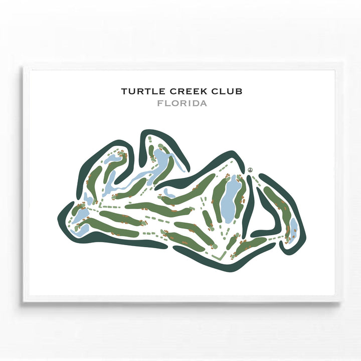 Turtle Creek Club, Florida - Printed Golf Courses