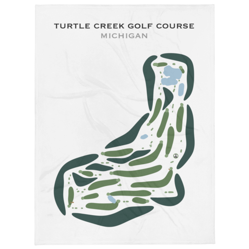 Turtle Creek Golf Course, Michigan - Printed Golf Courses