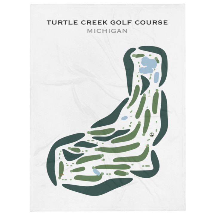 Turtle Creek Golf Course, Michigan - Printed Golf Courses