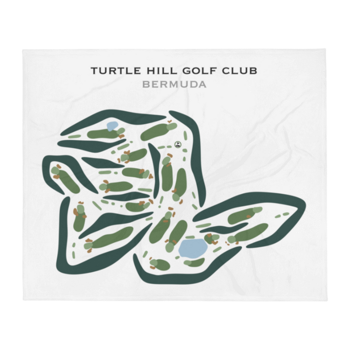 Turtle Hill Golf Club, Bermuda - Printed Golf Courses