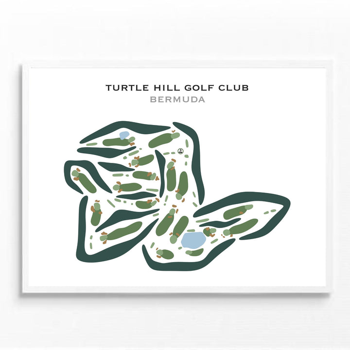 Turtle Hill Golf Club, Bermuda - Printed Golf Courses