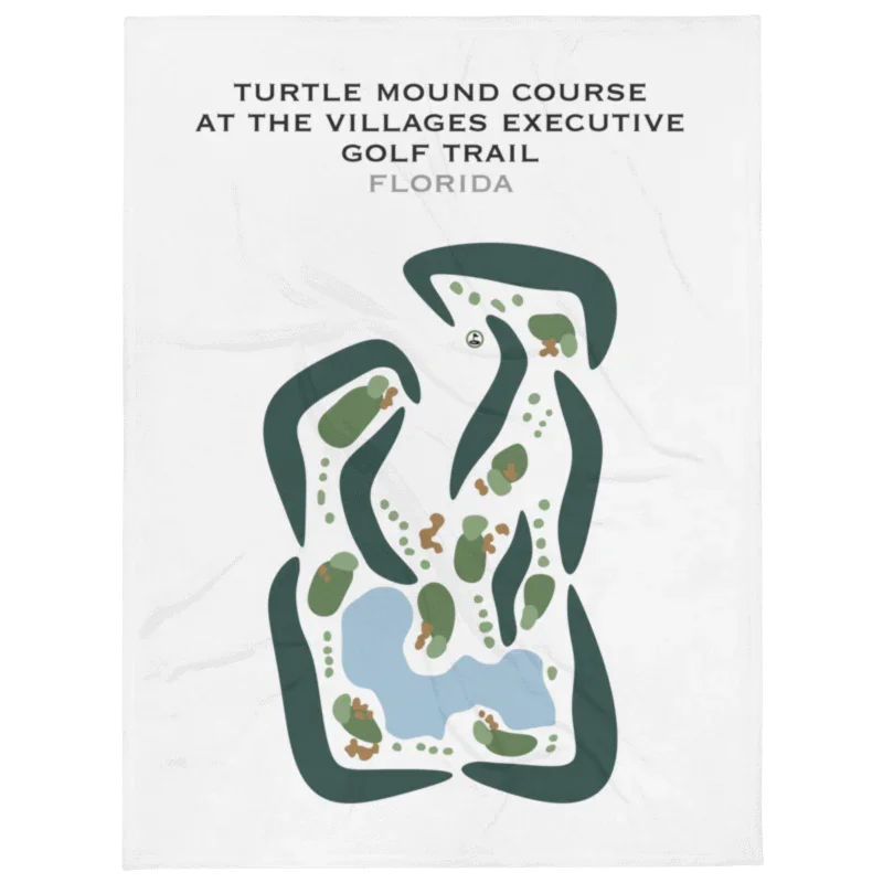 Turtle Mound Course at The Villages Executive Golf Trail, Florida - Printed Golf Courses