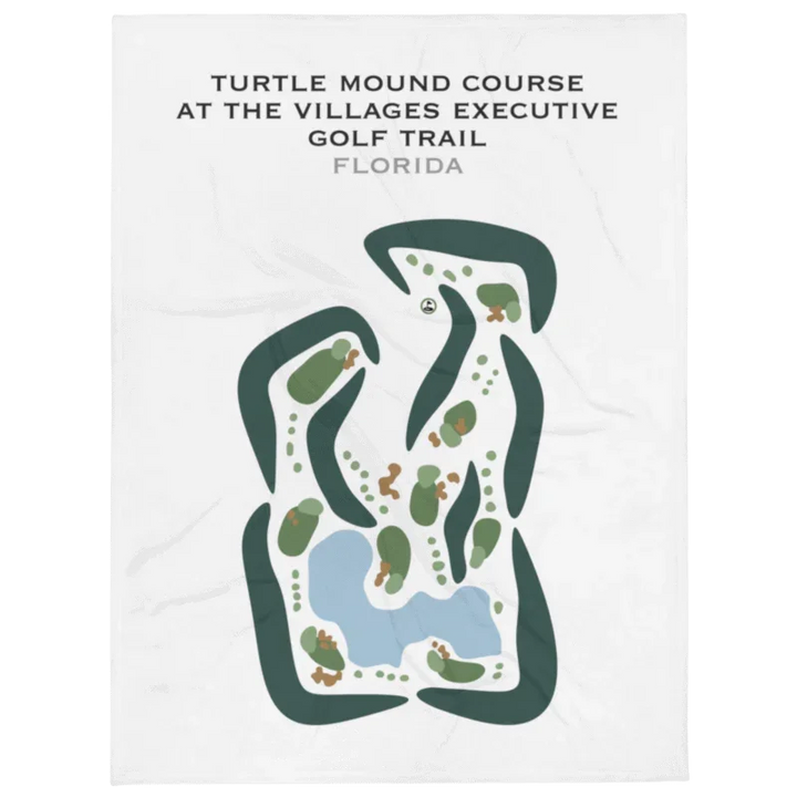 Turtle Mound Course at The Villages Executive Golf Trail, Florida - Printed Golf Courses