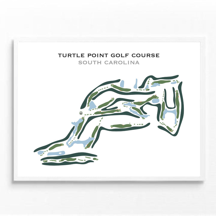 Turtle Point Golf Course, South Carolina - Printed Golf Courses