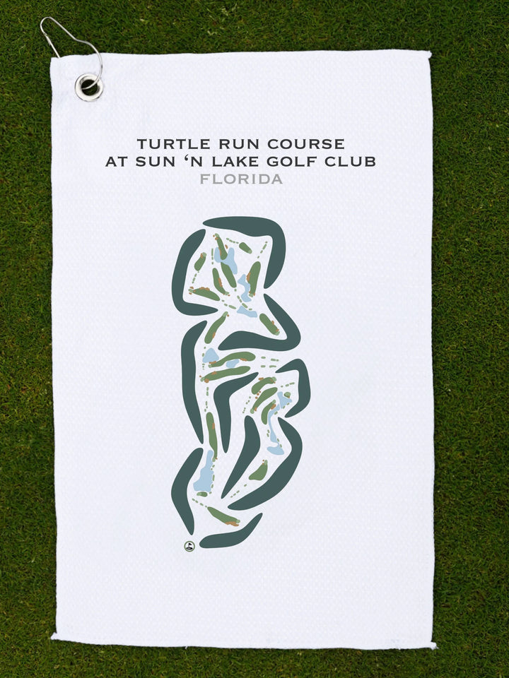 Turtle Run Course at Sun 'N Lake Golf Club, Florida - Printed Golf Courses