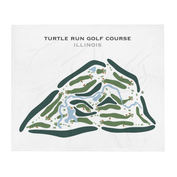 Turtle Run Golf Course, Illinois - Printed Golf Courses