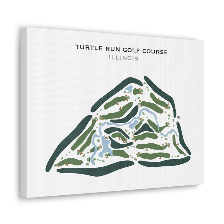 Turtle Run Golf Course, Illinois - Printed Golf Courses