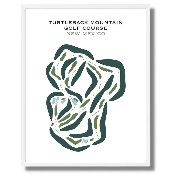 Turtleback Mountain Golf Course, New Mexico - Printed Golf Courses