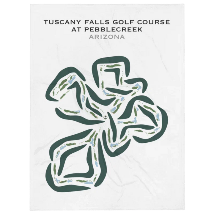 Tuscany Falls Golf Course at PebbleCreek, Arizona - Printed Golf Courses