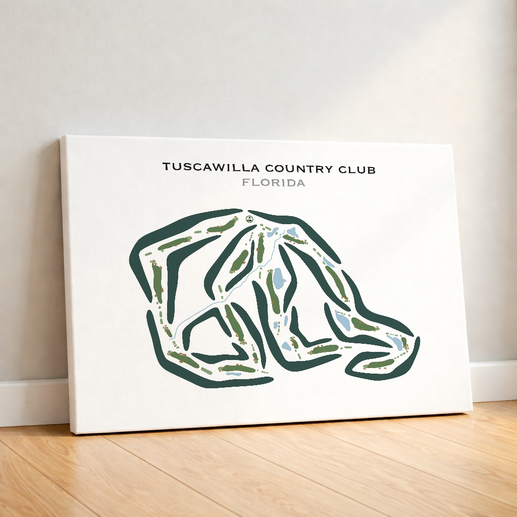 Tuscawilla Country Club, Florida - Printed Golf Courses