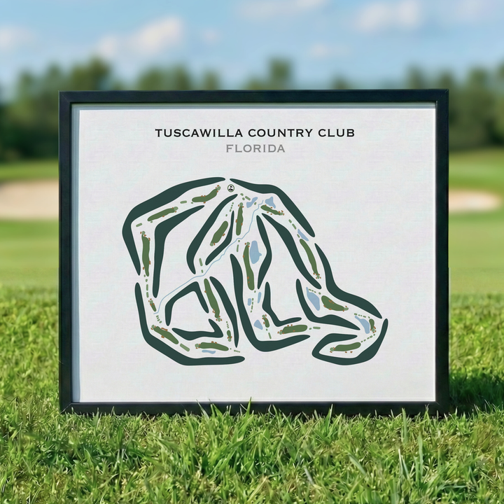 Tuscawilla Country Club, Florida - Printed Golf Courses