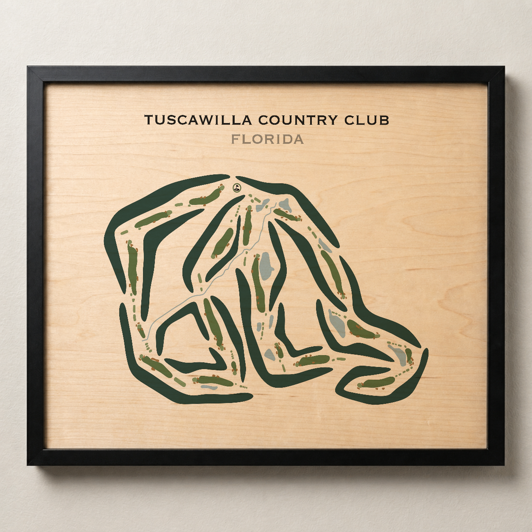 Tuscawilla Country Club, Florida - Printed Golf Courses