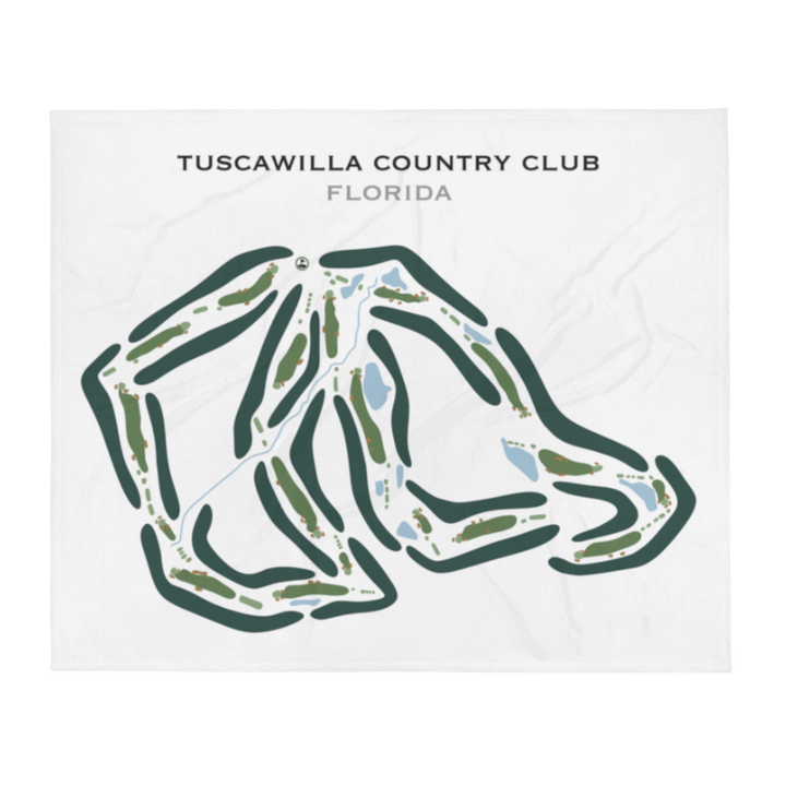 Tuscawilla Country Club, Florida - Printed Golf Courses