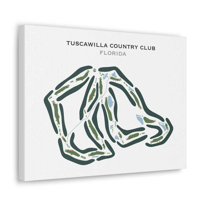 Tuscawilla Country Club, Florida - Printed Golf Courses