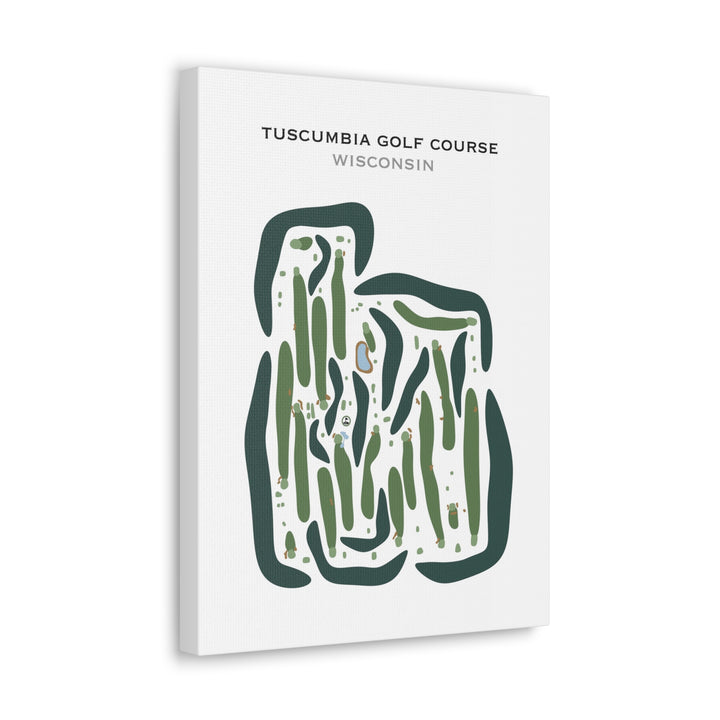 Tuscumbia Golf Course, Wisconsin - Printed Golf Courses