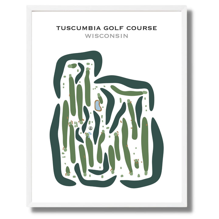 Tuscumbia Golf Course, Wisconsin - Printed Golf Courses