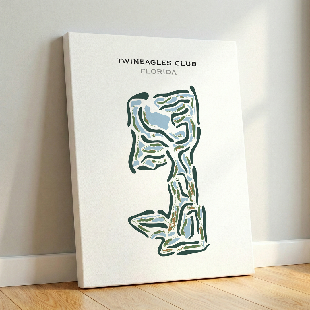 TwinEagles Club, Florida - Printed Golf Course