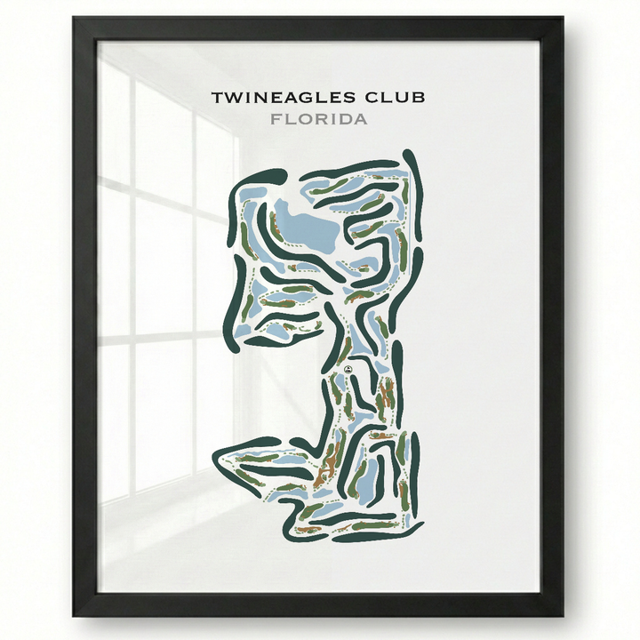 TwinEagles Club, Florida - Printed Golf Course