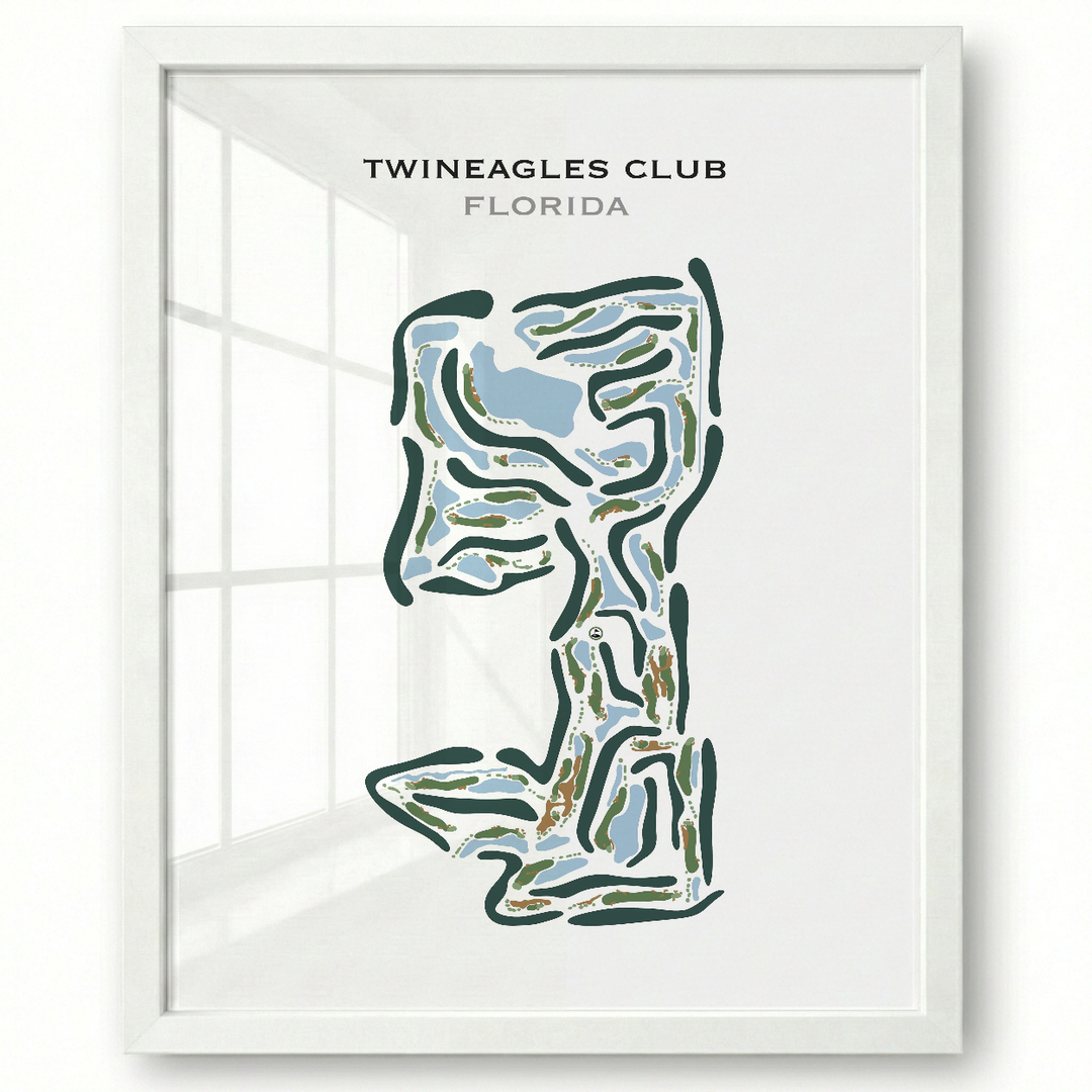 TwinEagles Club, Florida - Printed Golf Course