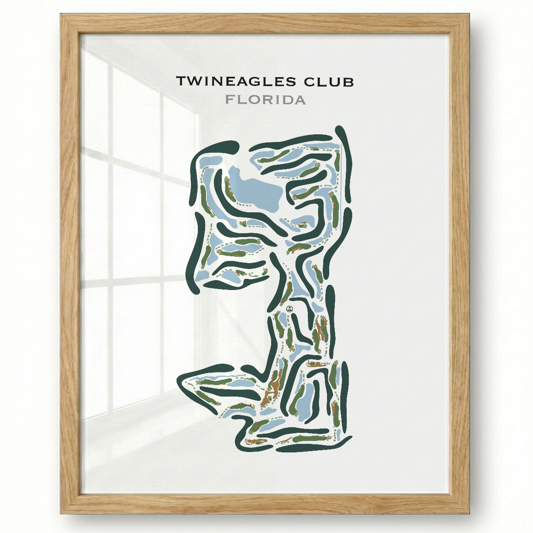 TwinEagles Club, Florida - Printed Golf Course