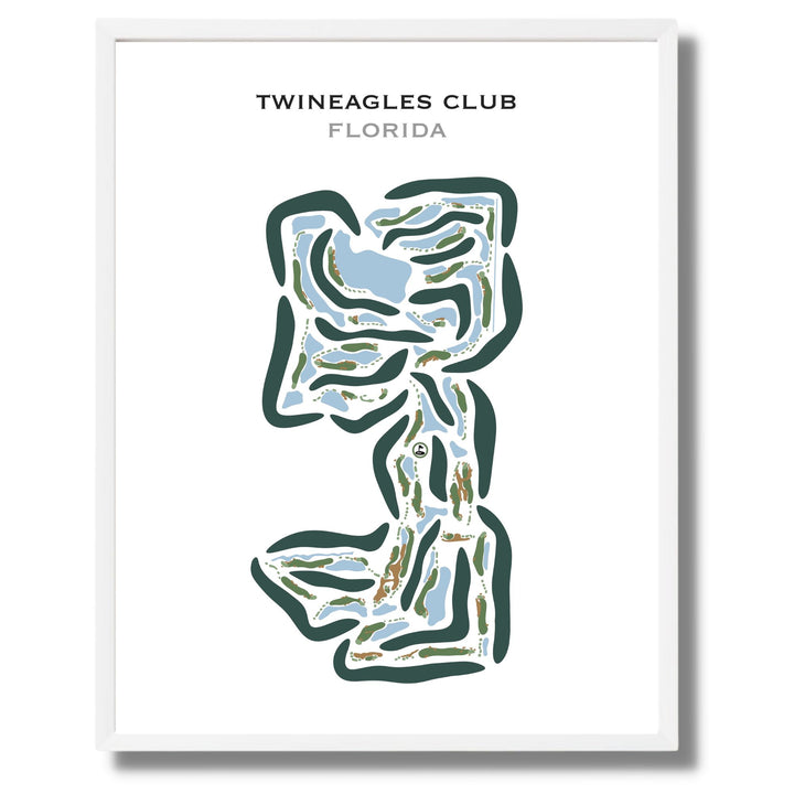 TwinEagles Club, Florida - Printed Golf Course