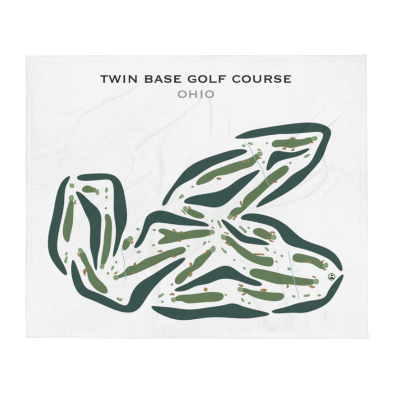 Twin Base Golf Course, Ohio - Printed Golf Courses