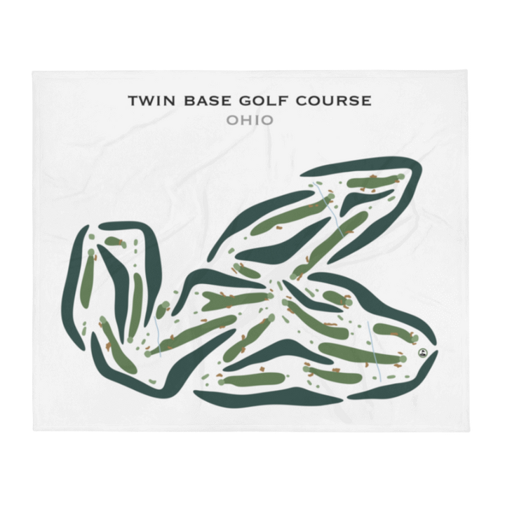 Twin Base Golf Course, Ohio - Printed Golf Courses