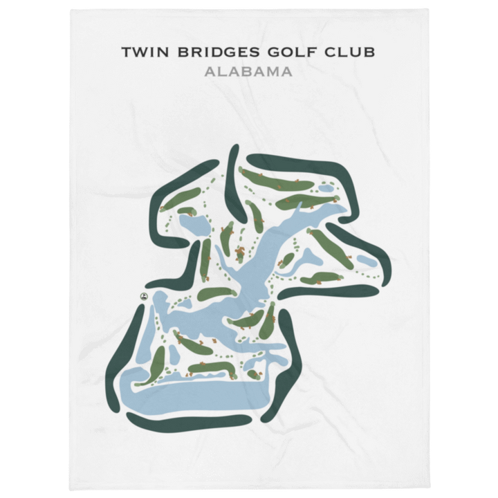 Twin Bridges Golf Club, Alabama - Printed Golf Courses