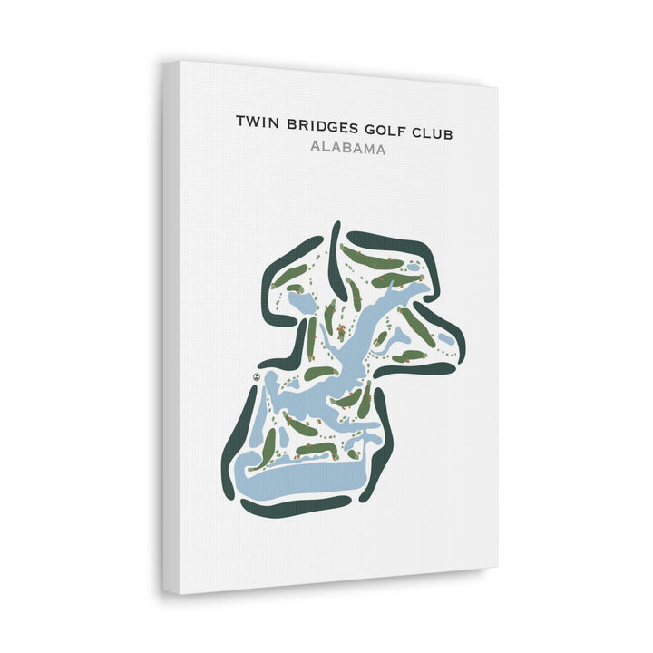 Twin Bridges Golf Club, Alabama - Printed Golf Courses