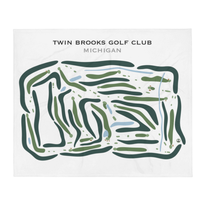 Twin Brooks Golf Club, Michigan - Printed Golf Courses