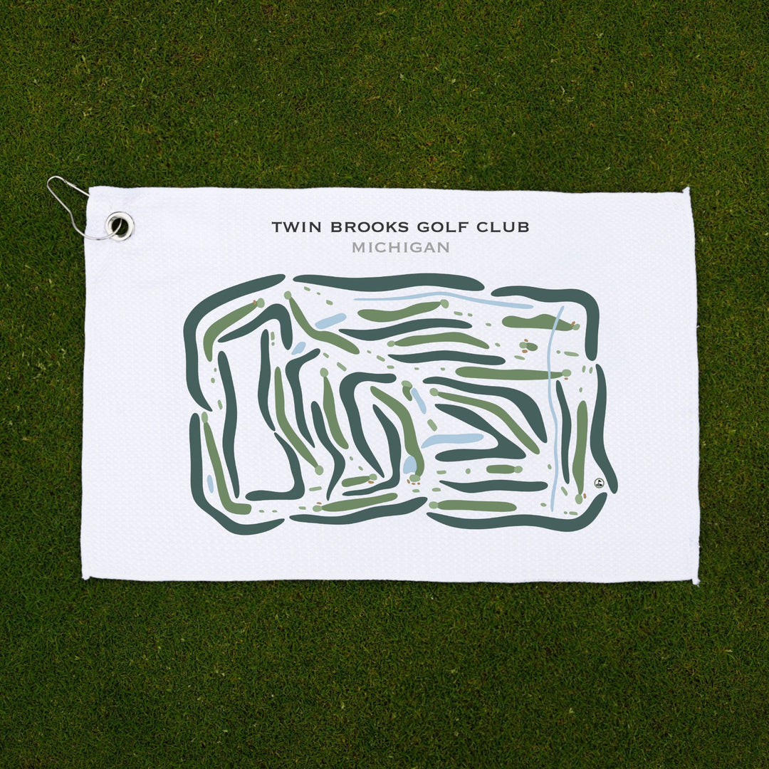 Twin Brooks Golf Club, Michigan - Printed Golf Courses
