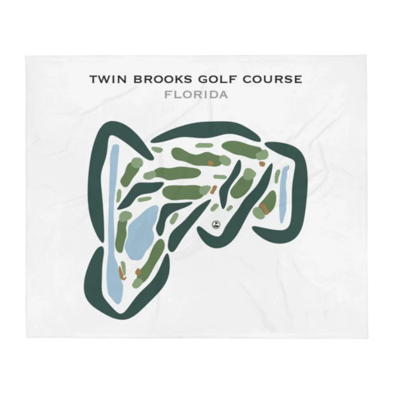 Twin Brooks Golf Course, Florida - Printed Golf Courses
