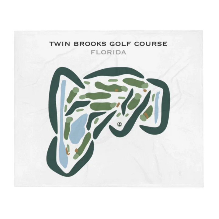 Twin Brooks Golf Course, Florida - Printed Golf Courses