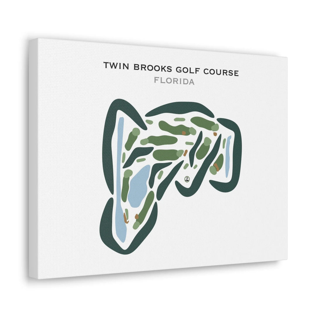 Twin Brooks Golf Course, Florida - Printed Golf Courses