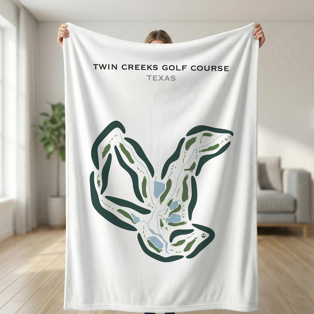 Twin Creeks Golf Course, Texas - Printed Golf Courses