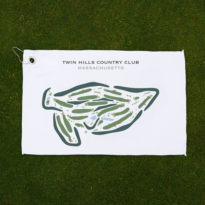 Twin Hills Country Club, Massachusetts - Printed Golf Courses