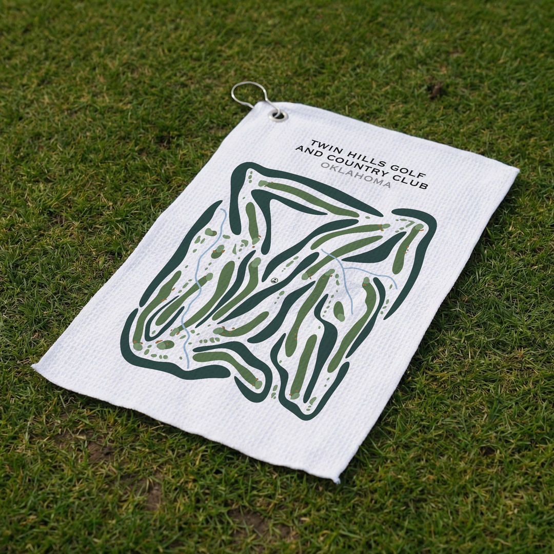 Twin Hills Golf & County Club, Oklahoma - Printed Golf Courses
