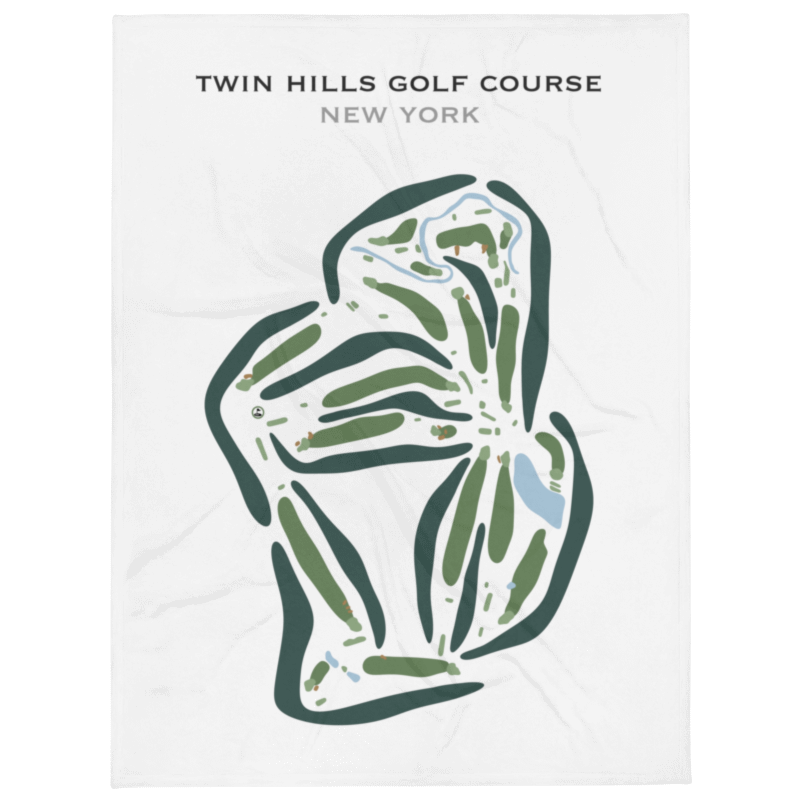 Twin Hills Golf Course, New York - Printed Golf Courses